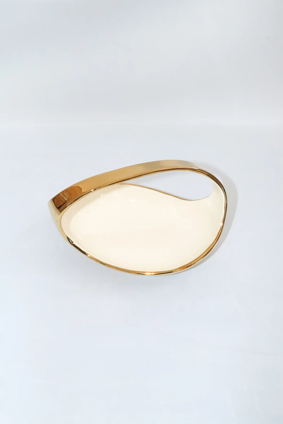 Dream Gold Oval Gondol Servis Tabağı