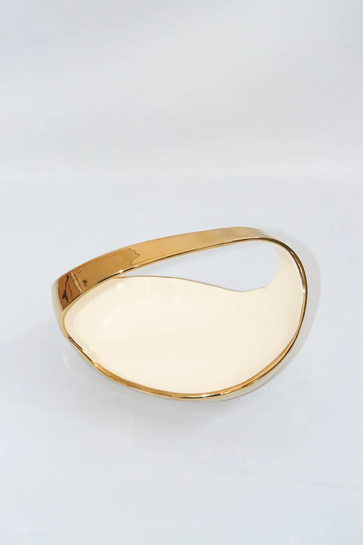 Dream Gold Oval Gondol Servis Tabağı
