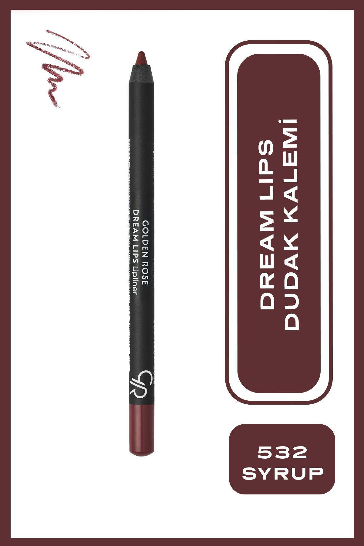 Golden Rose Dream Lips Dudak Kalemi 532   Pamuk Yağı İçerikli   1,6 G