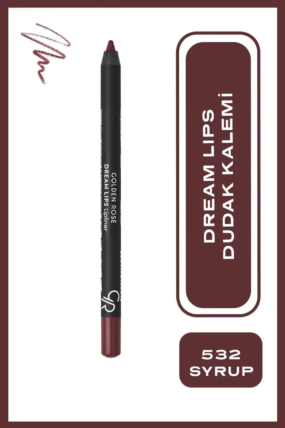 Dream Lips Dudak Kalemi 532   Pamuk Yağı İçerikli   1,6 g