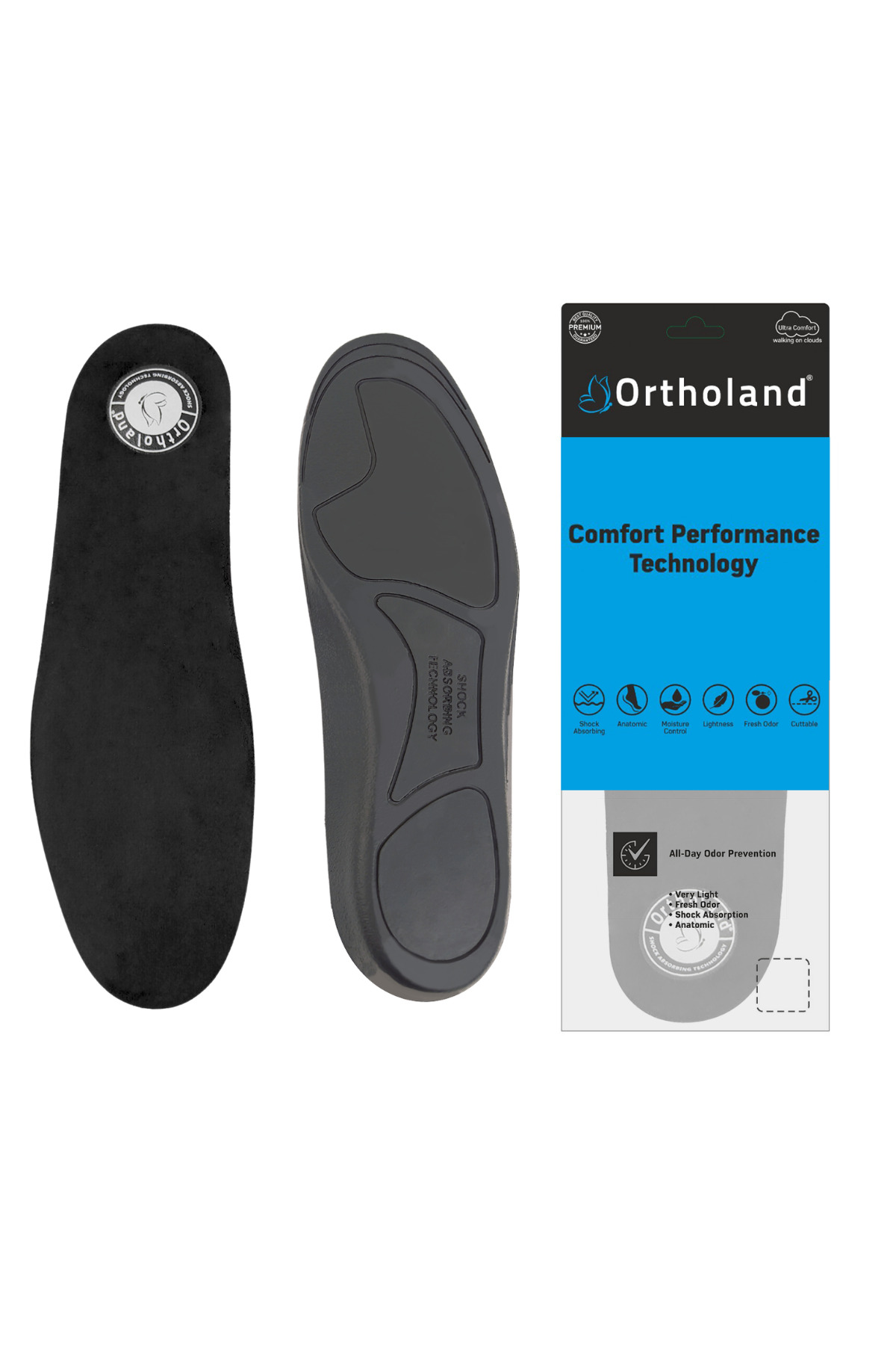 Ortholand Dream Tabanlik, Ortopedik Rahat Tabanlik, Yumuşak Topuk Destekli