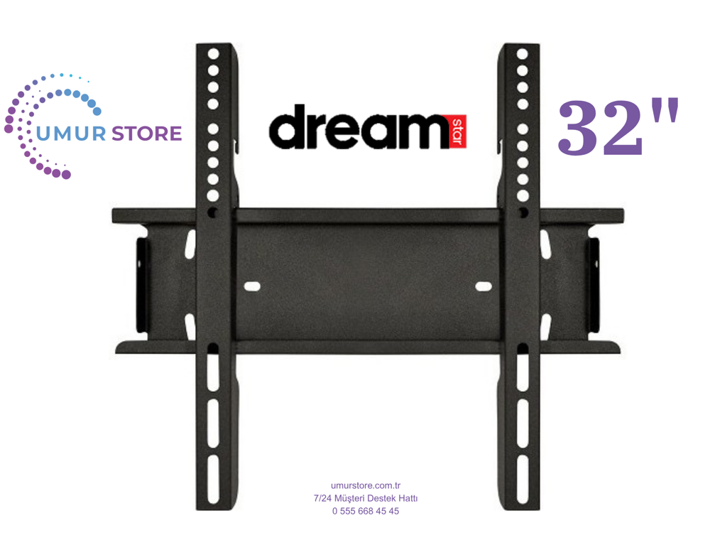 Dreamstar 32DSE101 32'' 82 CM Uydulu Smart 32”, 39”, 40” Uyumlu L