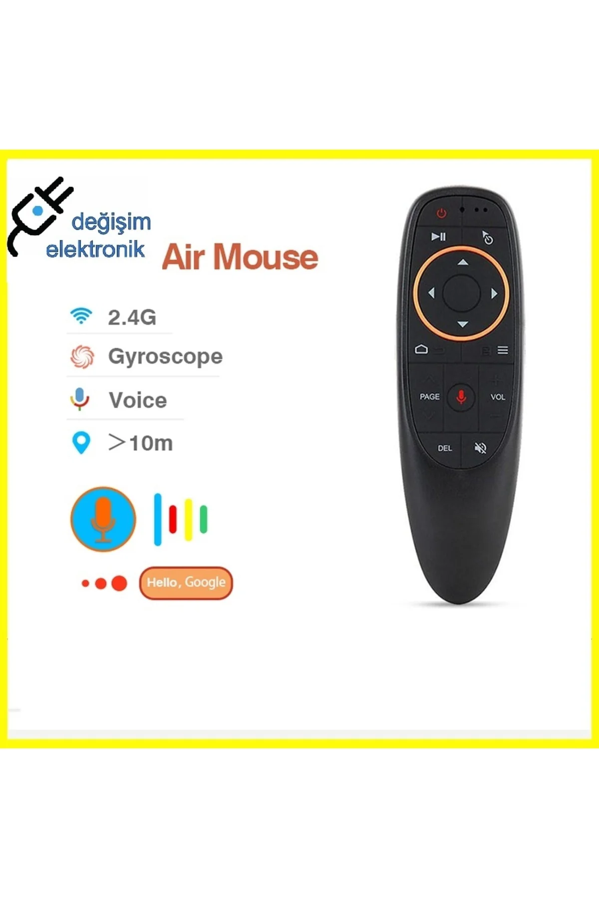Dreamstar A5 Android Box Kumandası Ses Komutlu Dreamstar A5 Android Box Kumandası Ses Komutlu