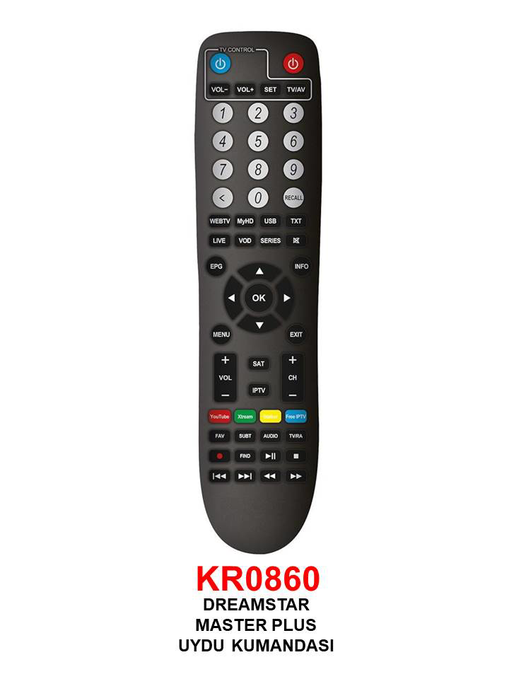 Dreamstar ıp uydu kumandası Dreamstar ıp uydu kumandası