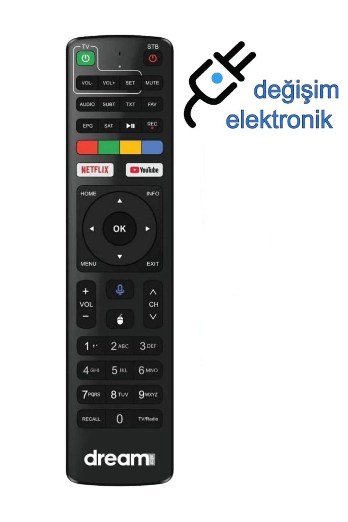 Dreamstar W4 Android Box Kumandası - Görsel 2