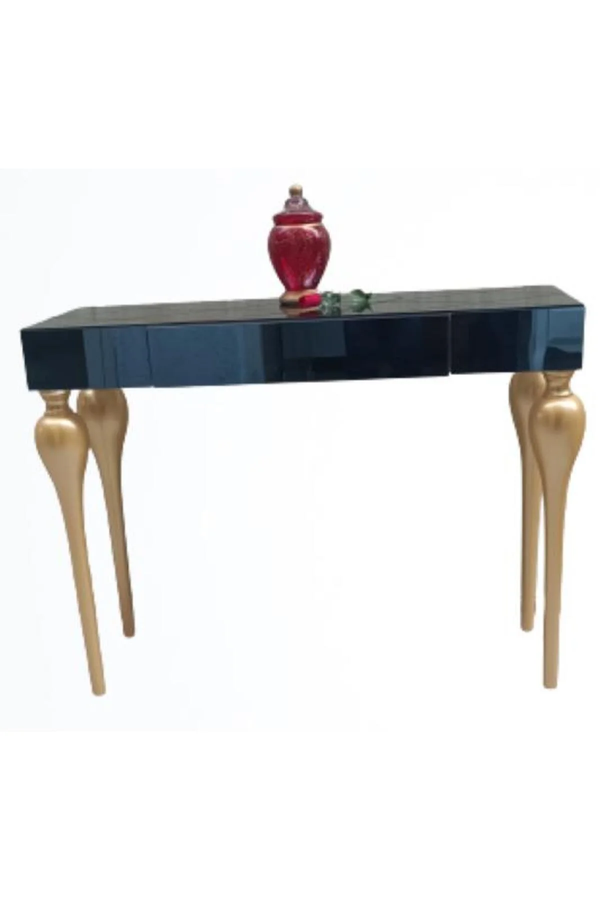 Dresuar 12616 TOMBUL ayak Model Kayın Torna MDF tabla Parlak gold Füme cam Kaplam Dresuar 12616 TOMBUL ayak Model Kayın Torna MDF tabla Parlak gold Füme cam Kaplam - Görsel 2