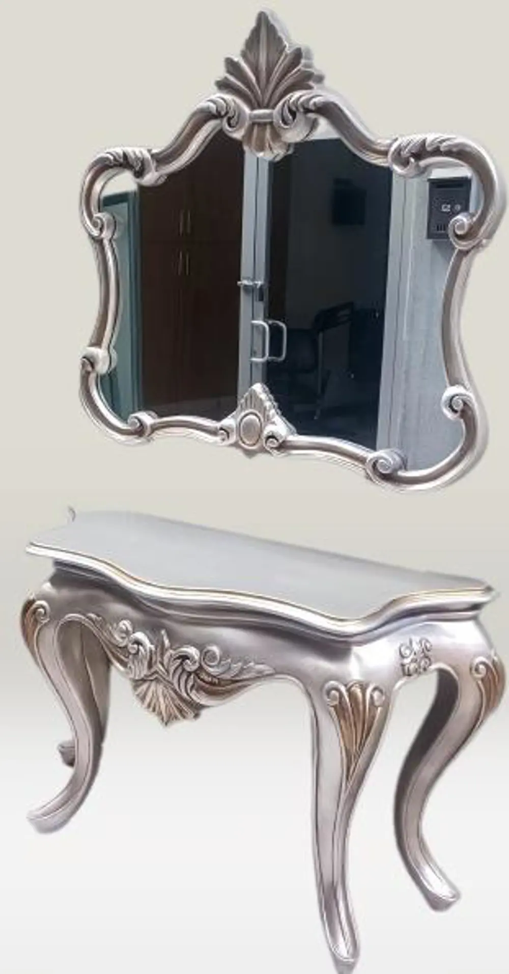 Dresuar 13509 AVANGART ASLAN Model Polyestr döküm eskitm GRİ-Kahv