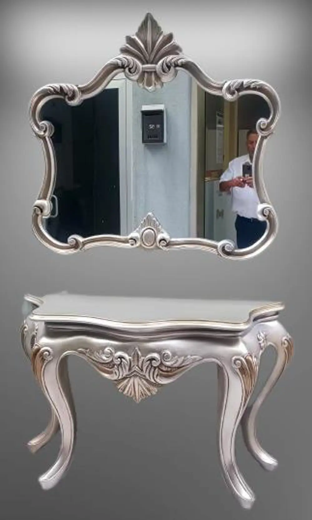 Dresuar 13509 AVANGART ASLAN Model Polyestr döküm eskitm GRİ-Kahv