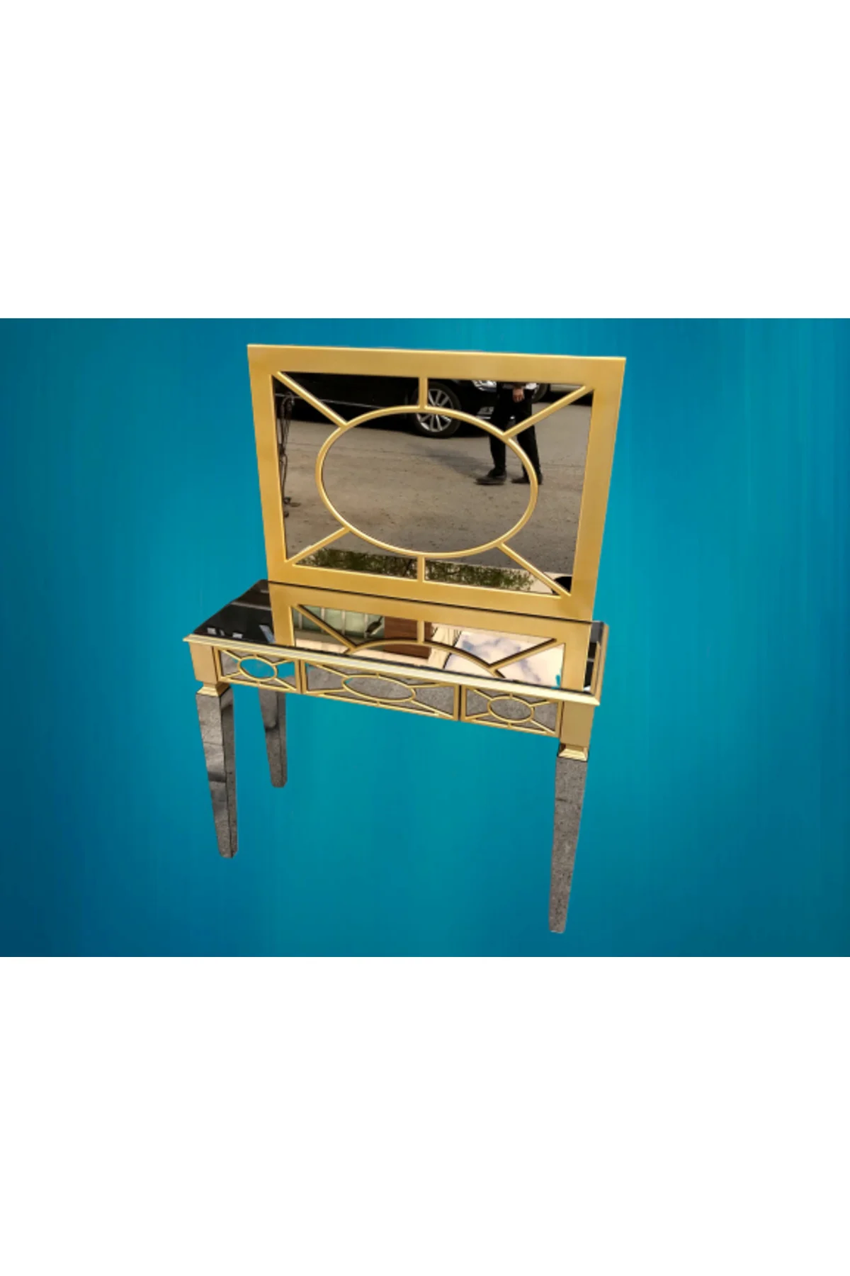 Dresuar 13718 MOTİFLİ Ayna Kaplama MODEL Parlak Gold Renk Kayın torna Çekm Elyapı Dresuar 13718 MOTİFLİ Ayna Kaplama MODEL Parlak Gold Renk Kayın torna Çekm Elyapı - Görsel 6