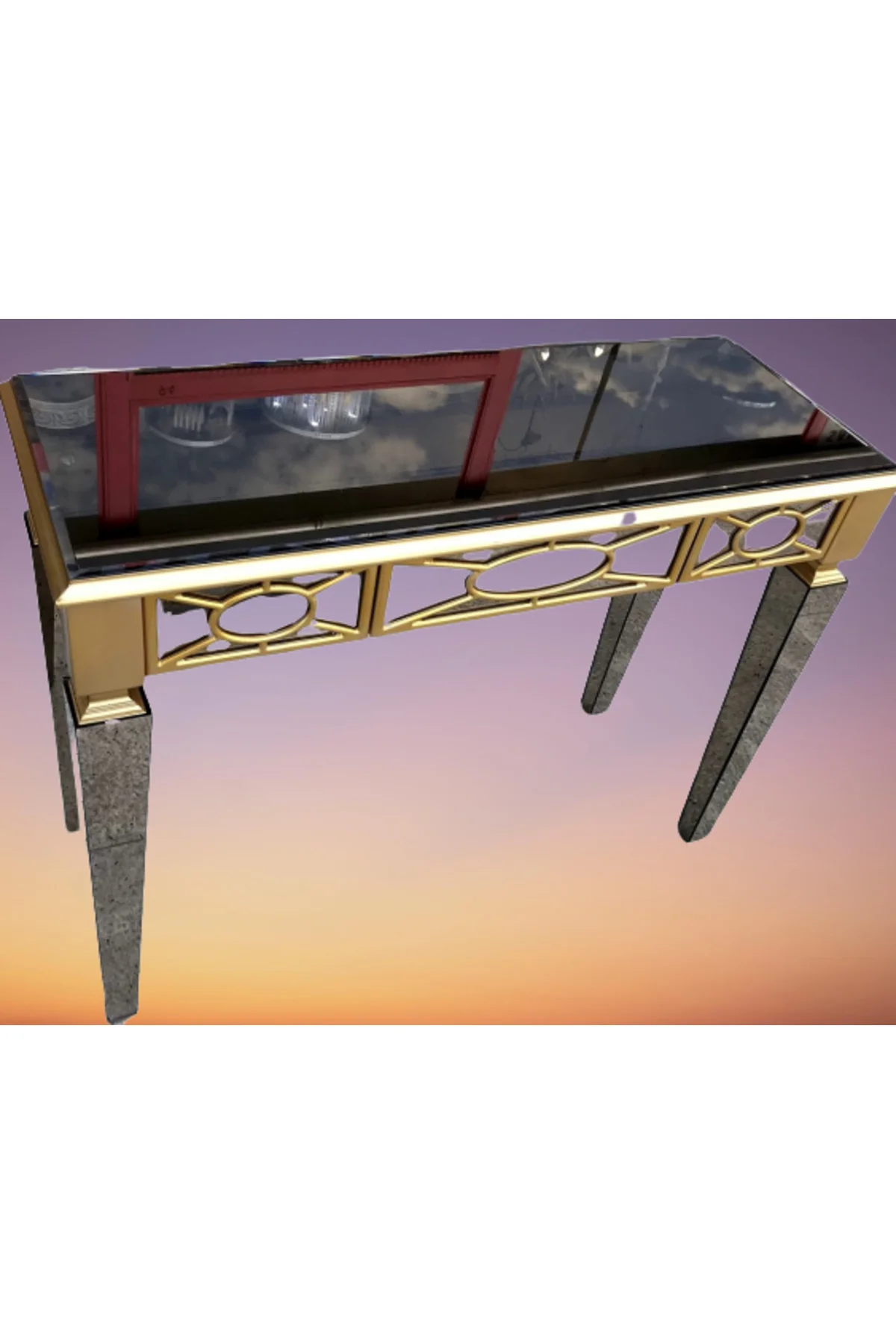 Dresuar 13719 MOTİFLİ Ayna Kaplamalı MODEL Parlak Gold Renk Kayın Çekm El yapım Dresuar 13719 MOTİFLİ Ayna Kaplamalı MODEL Parlak Gold Renk Kayın Çekm El yapım - Görsel 5