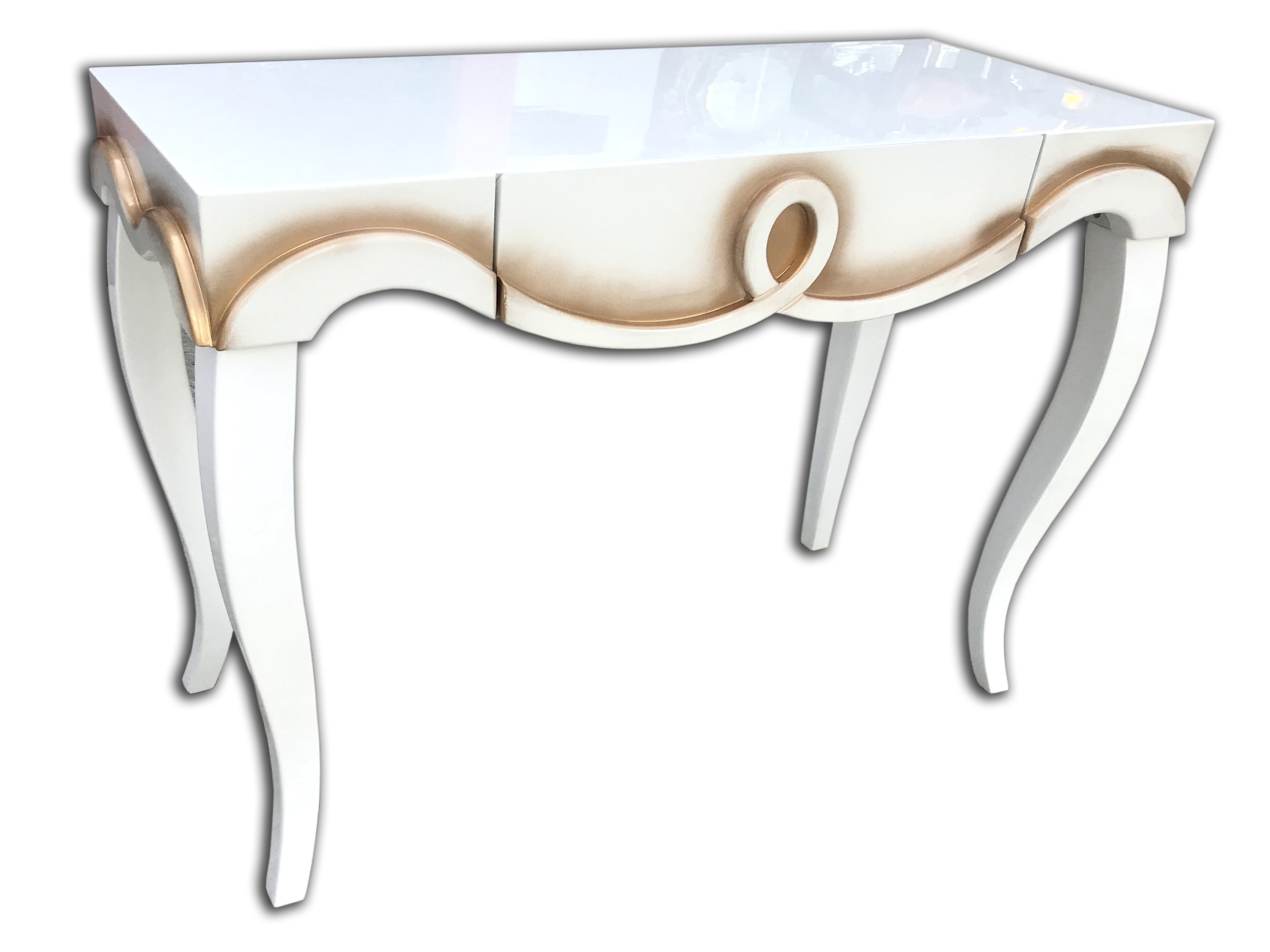 Dresuar 13794 CNC KABARTMA Model Kayın Aslan Ayak Parlak Beyz göl