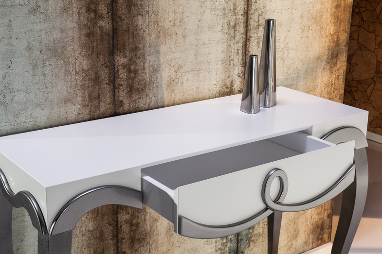 Dresuar 17138 CNC KABARTMA Model Kayın Aslan Ayak 90 cm Parlak Be