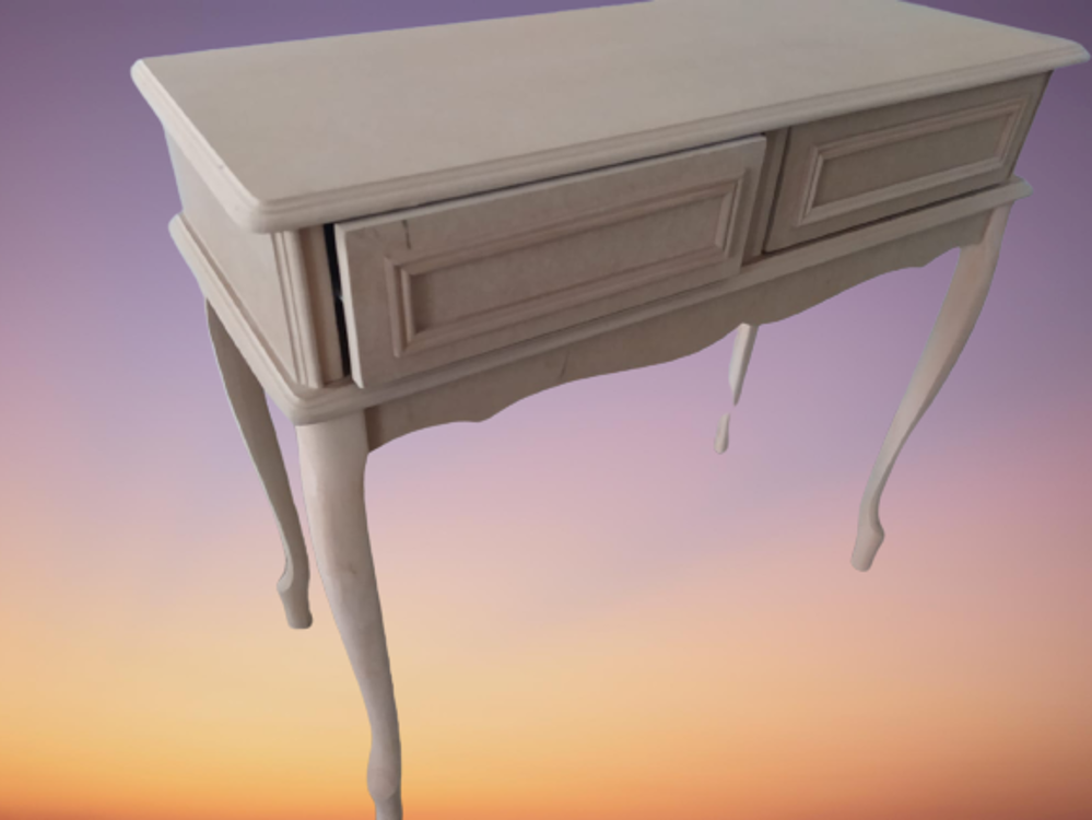 Dresuar 17391 Çift ÇEKM Rustik Aslan Ayak Ahşap Kayın Kaplama Nat