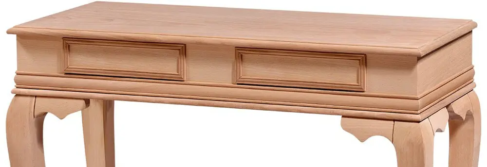 Dresuar 17590 Çift ÇEKMEC Rustik Aslan Ayak Ahşap Kayın Kaplam Na