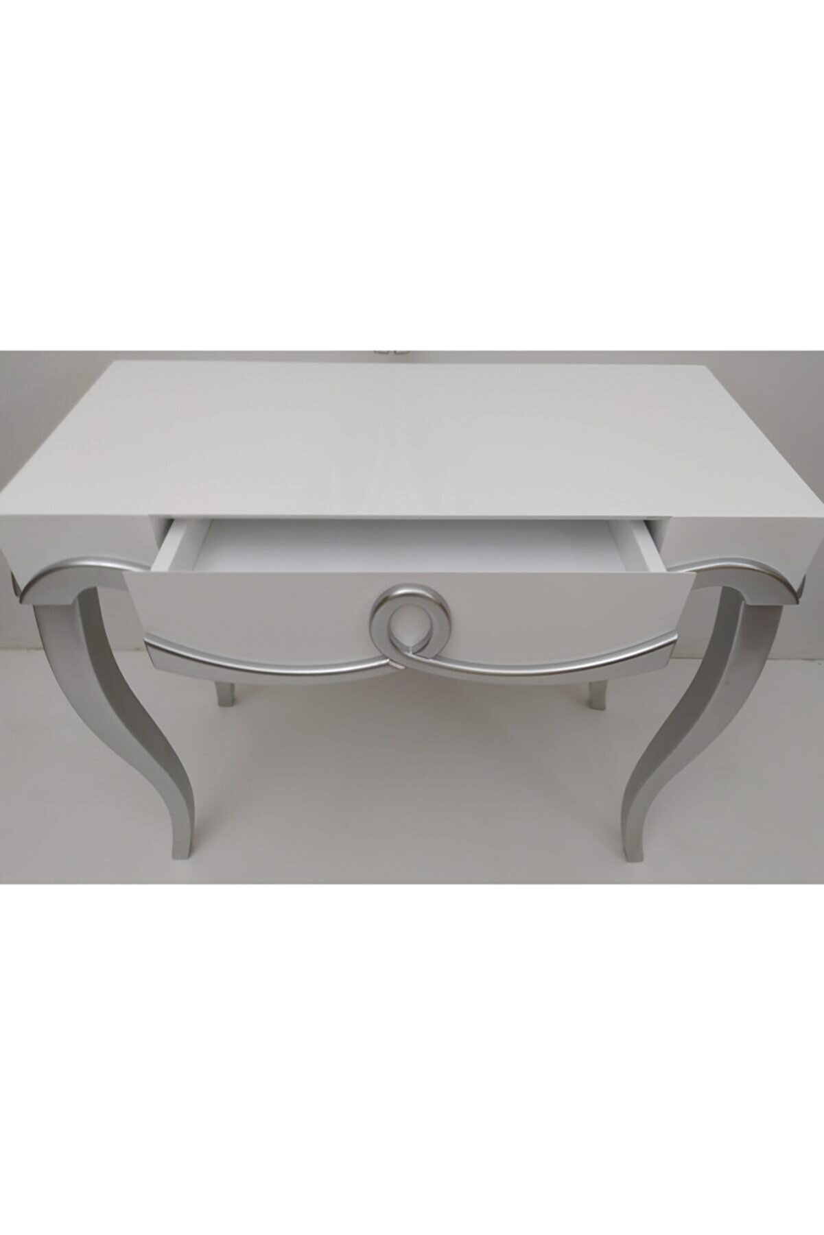 Dresuar 18032 CNC KABARTMA Model Kayın  Aslan Ayak Parlak Gri-Bey