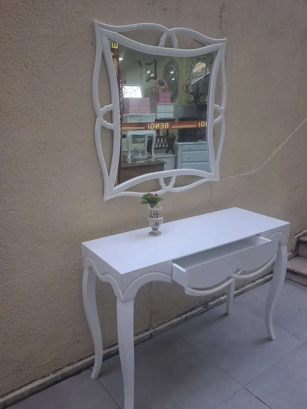 Dresuar 90544CNC Çökertme Model Windows Ayna Lake Beyz Tabla Kayn