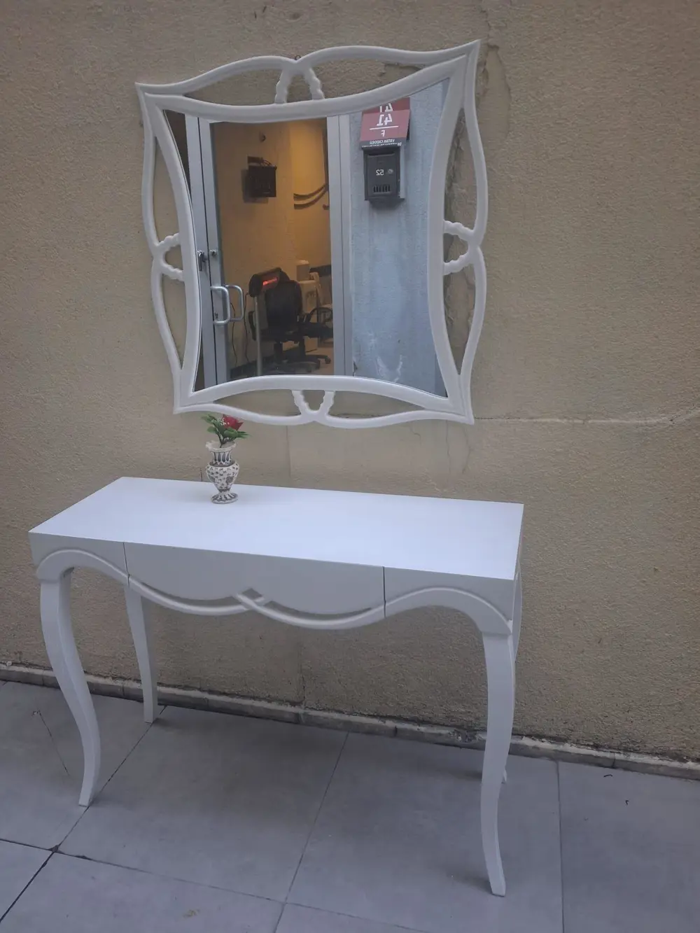 Dresuar 90544CNC Çökertme Model Windows Ayna Lake Beyz Tabla Kayn