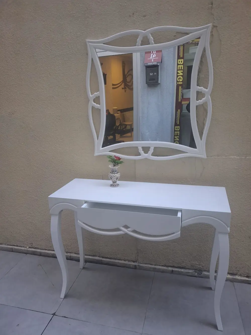 Dresuar 90544CNC Çökertme Model Windows Ayna Lake Beyz Tabla Kayn