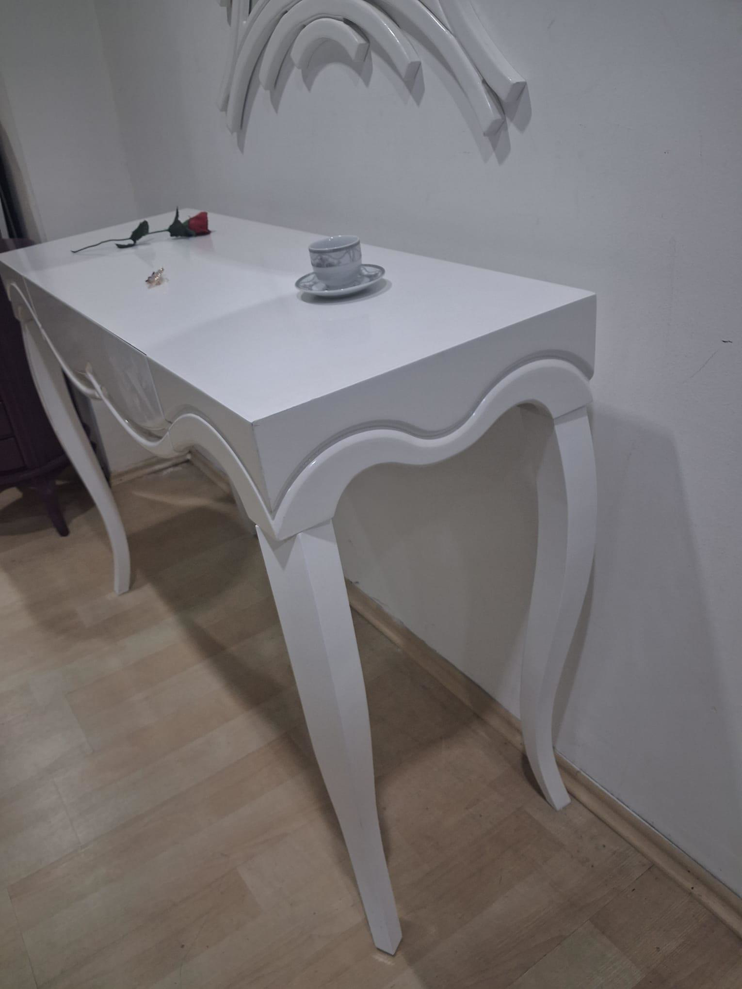 Dresuar 90628 CNC Çökertme Model Cnc Ayna Lake Beyaz Tabla Kayn A