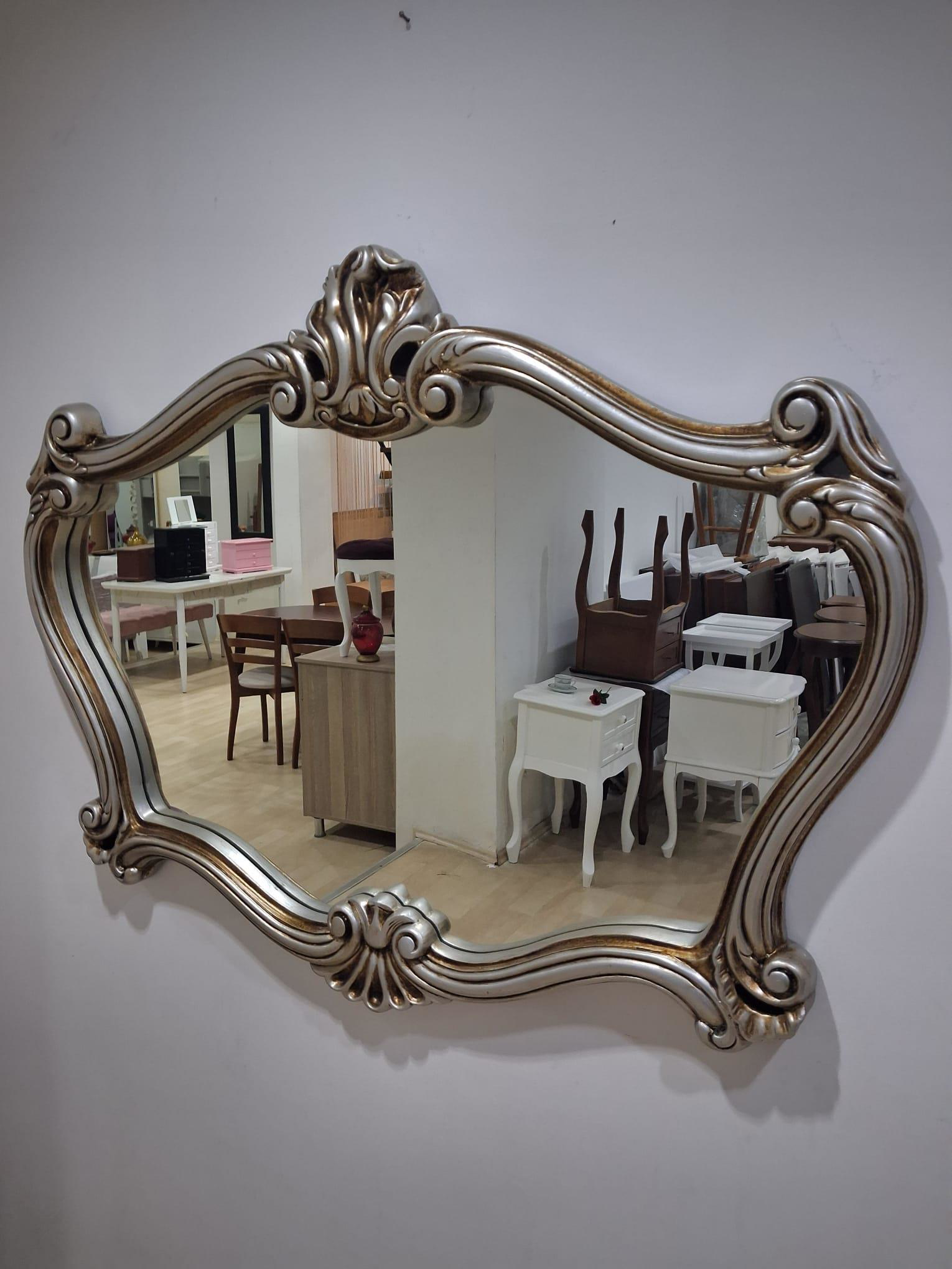 Dresuar Ayna 90617 Polyester Döküm Çöl Gri Renk Flotal Ayna El Ya Dresuar Ayna 90617 Polyester Döküm Çöl Gri Renk Flotal Ayna El Ya