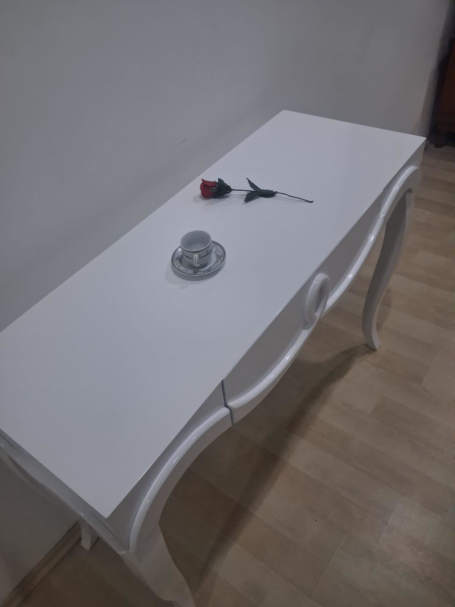 Dresuar Cnc Kabartma 90680 Model Kayın Ağacı Aslan Lükens Ayak Pa