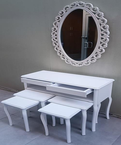 Dresuar ILGZ 90219 Çift Zigon Tk Kayın Aslan Ayak Güneş Ayna Beya