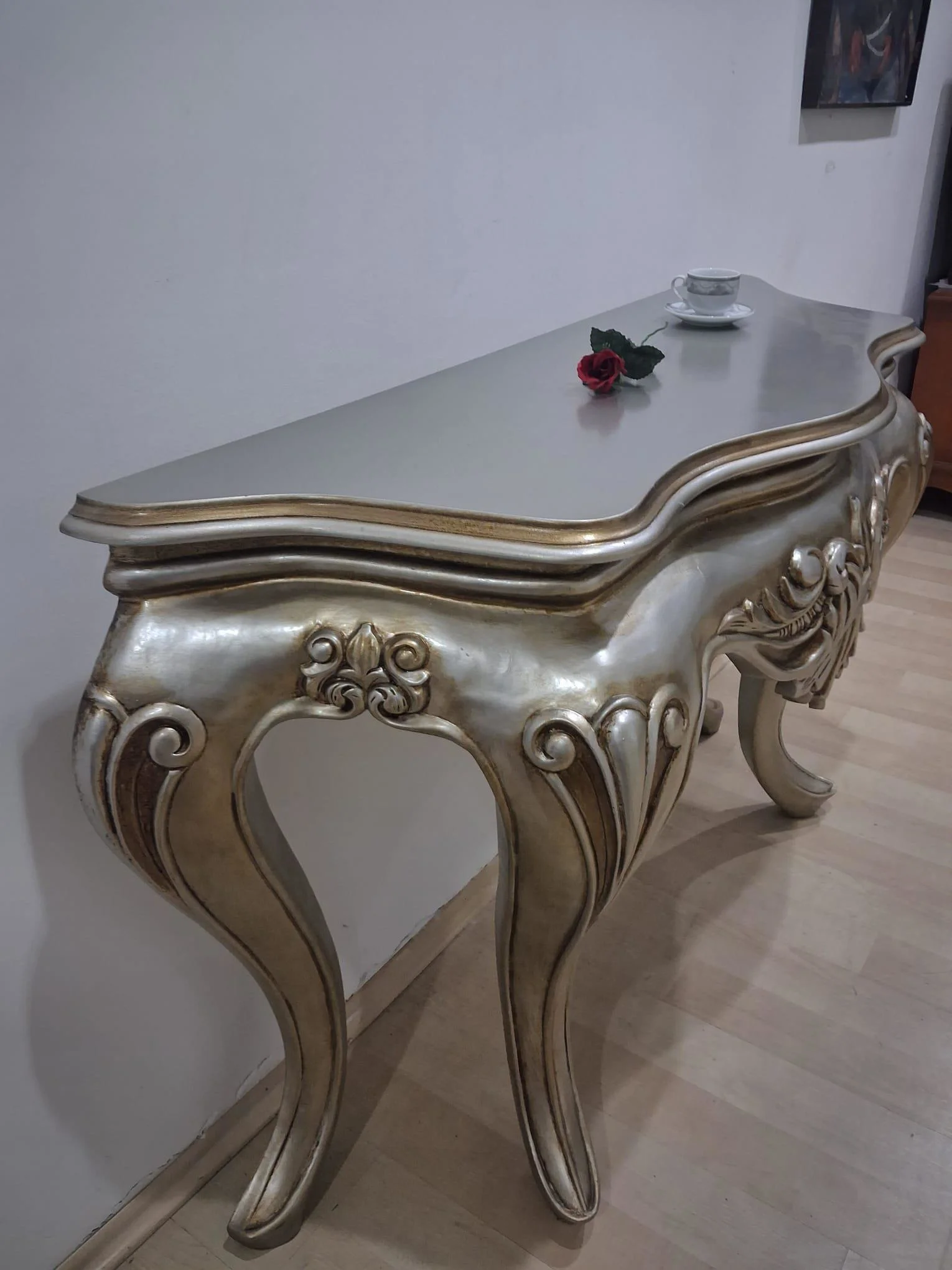Dresuar Polyester 90618 Döküm Çöl Gri Renk Avangard Aslan Ayak El