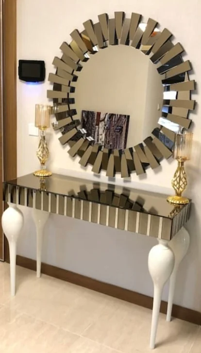 Dresuar ST 18113 GÜNEŞ Model Parlak bronz cam ayna kaplı Kayın to Dresuar ST 18113 GÜNEŞ Model Parlak bronz cam ayna kaplı Kayın to