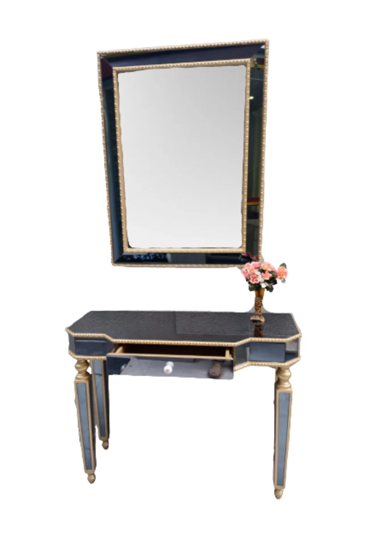 Dresuar ST 18470 HAYAL Model Kayın ayak gold renk füme Ayna kaplama Çekmec Elyapı Dresuar ST 18470 HAYAL Model Kayın ayak gold renk füme Ayna kaplama Çekmec Elyapı
