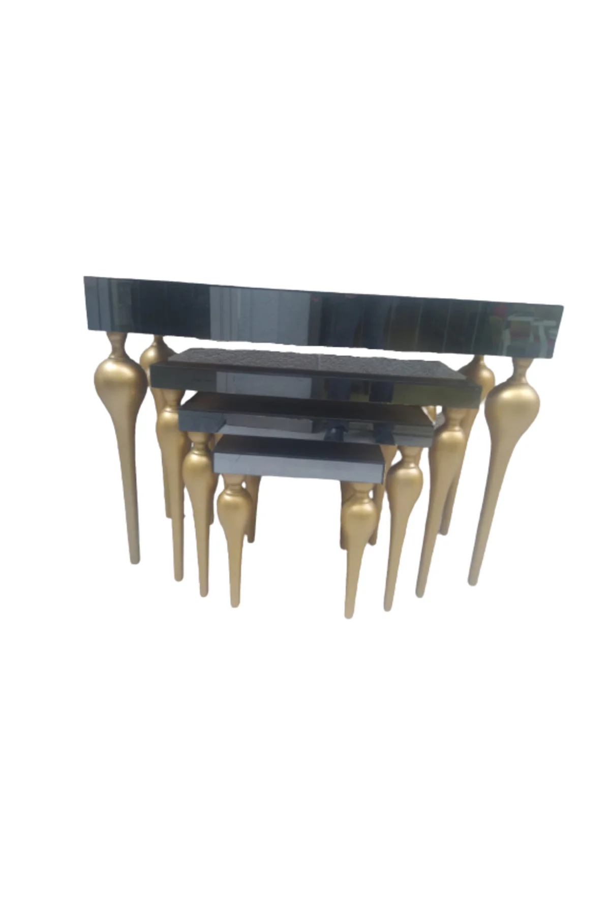 Dresuar-Zigon 13873 TOMBUL Model Kayın MDF tabla Parlak GOLD renk Füme cam Kaplam Dresuar-Zigon 13873 TOMBUL Model Kayın MDF tabla Parlak GOLD renk Füme cam Kaplam