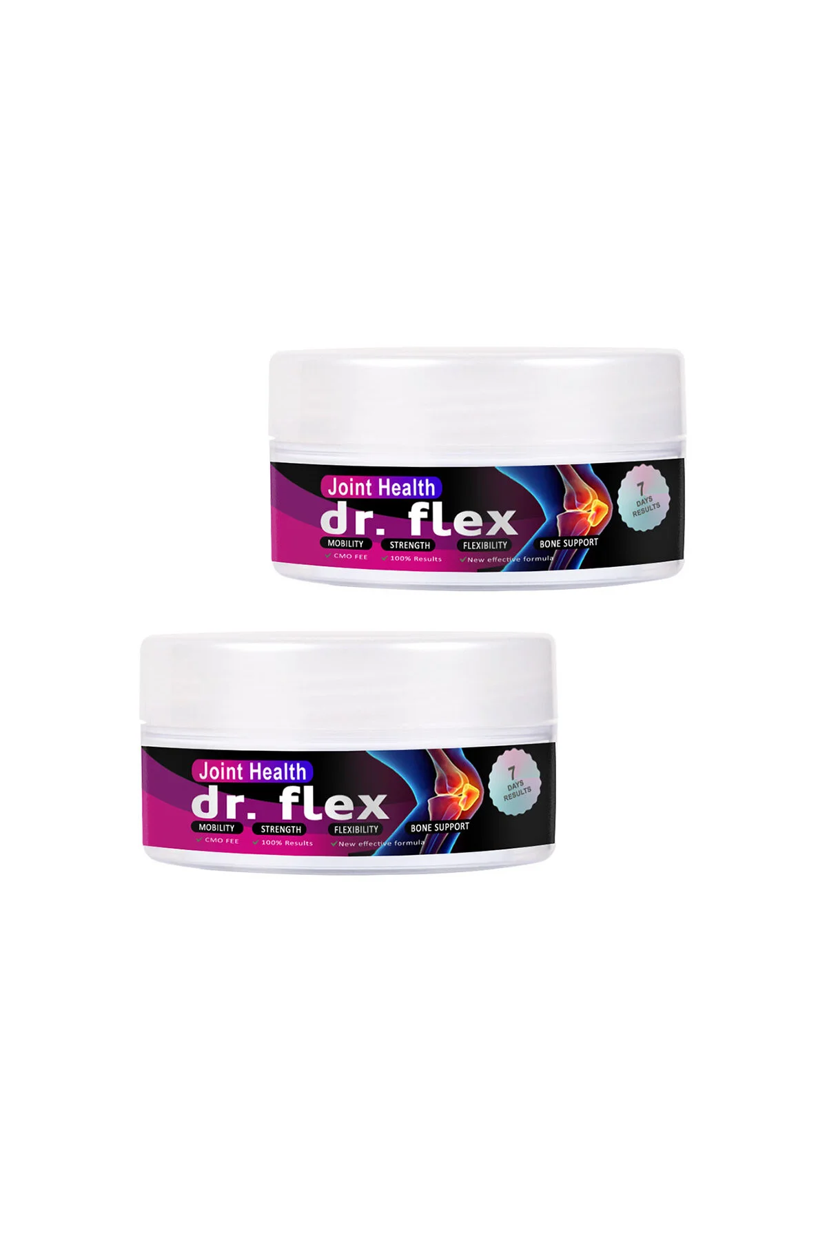 Dr.Flex Kavanoz Vücut Masaj Kremi 2 Adet Omega3lü Kolajenli Bamya Tohumu Ardıç ve Kuyruk Yağlı