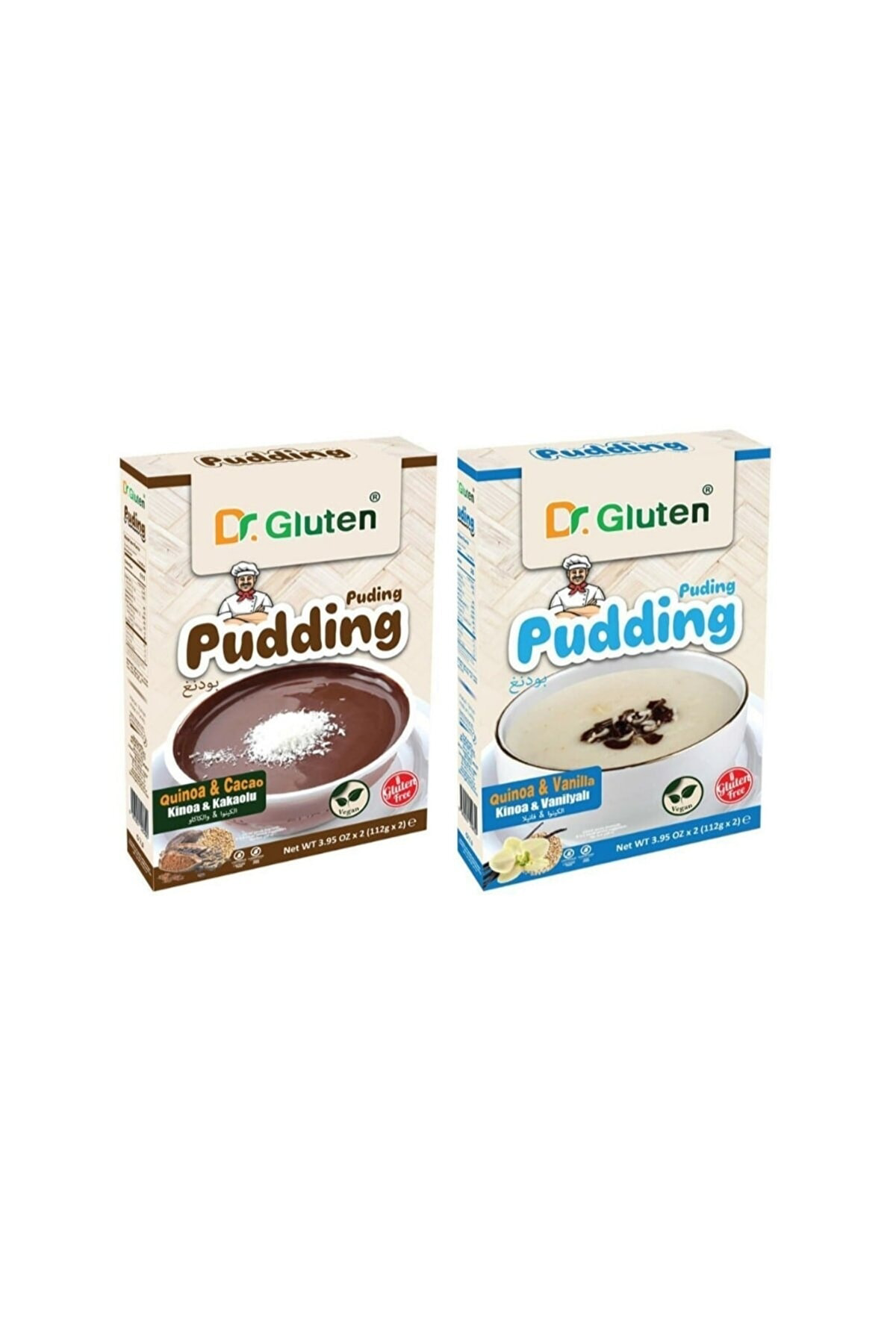Organikanneler Dr.Gluten Glutensiz Kakaolu Kinoa Puding 224Gr