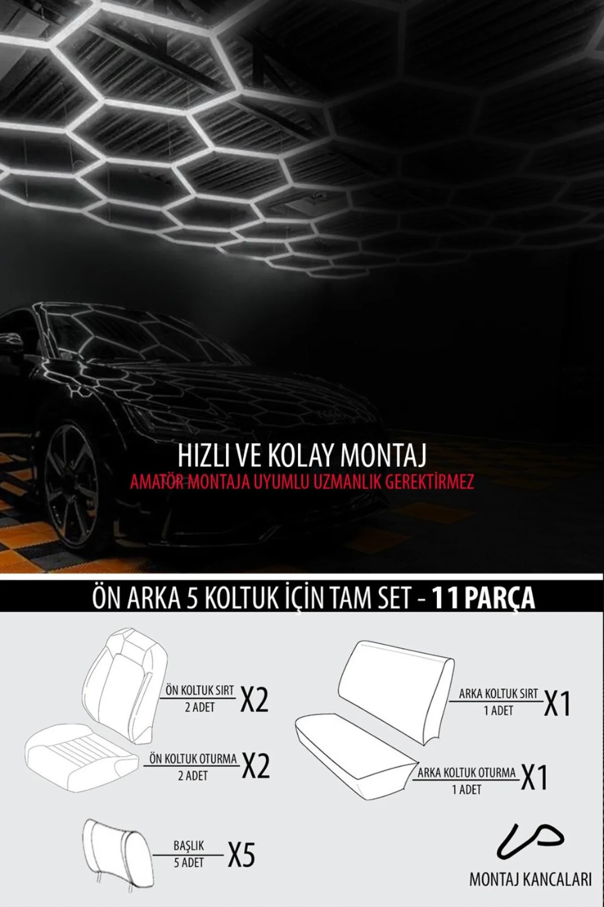 Drive Serisi Dokuma Oto Koltuk Kılıfı Siyah Fiyatı, Yorumları ve Özellikleri