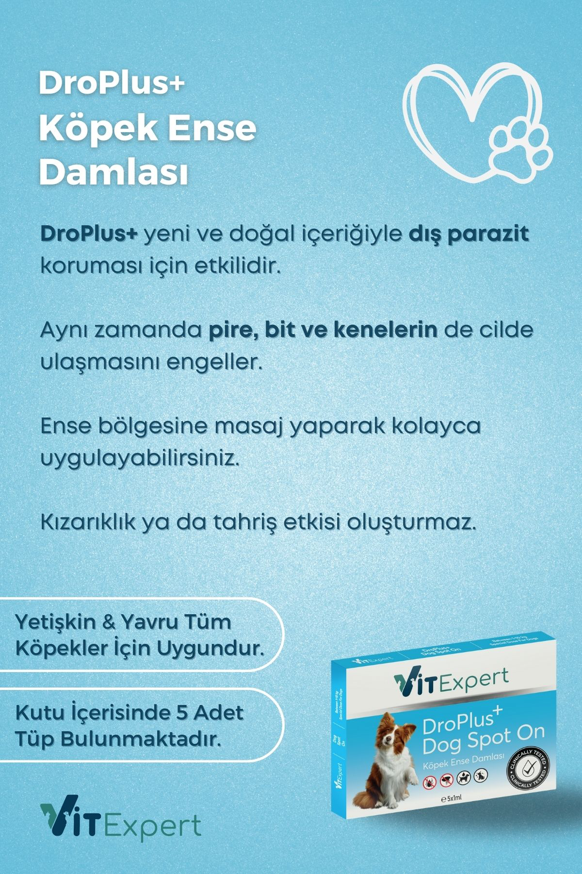 Droplus Köpek Damlası Dış Parazit Pire Kene Bit Ve Deri Bakımı Iç Droplus Köpek Damlası Dış Parazit Pire Kene Bit Ve Deri Bakımı Iç