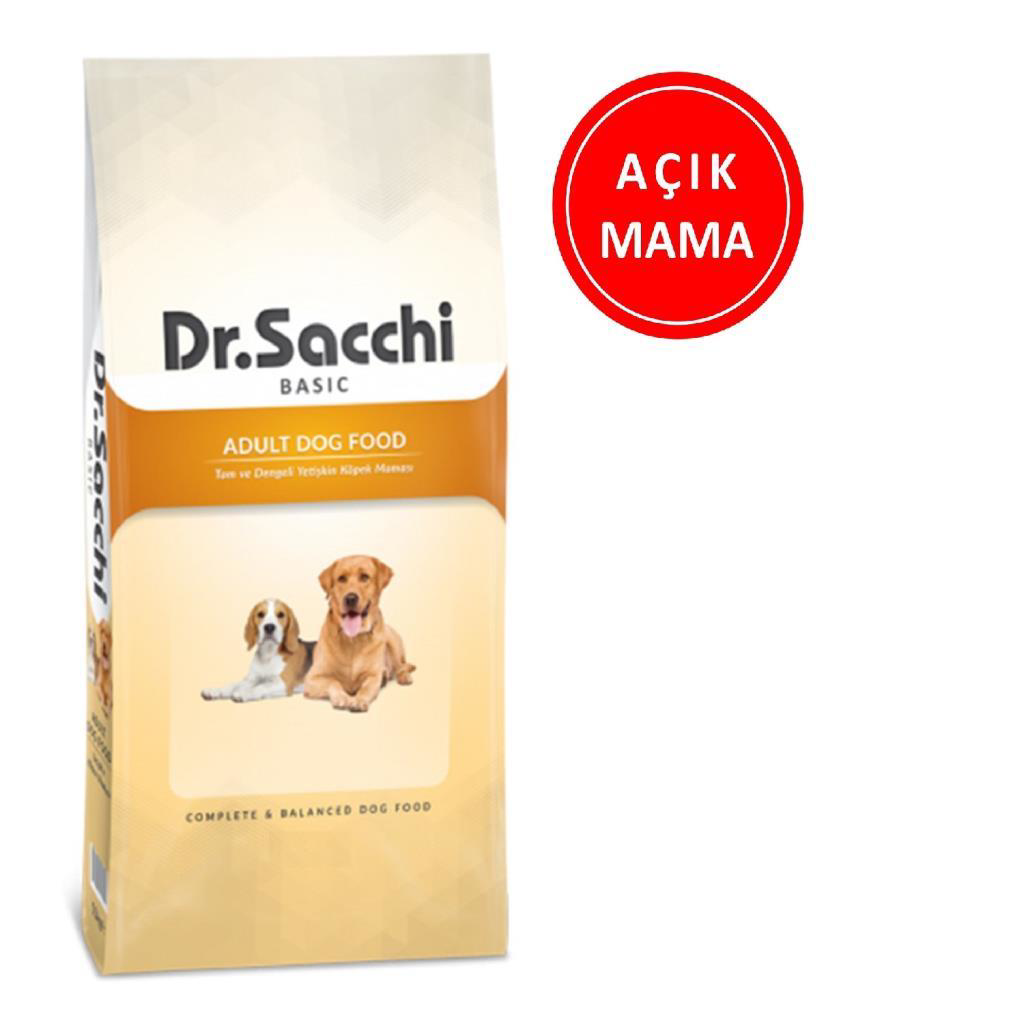 Dr.Sacchi Basic Chicken Yetişkin Köpek Maması 1 kg AÇIK Dr.Sacchi Basic Chicken Yetişkin Köpek Maması 1 kg AÇIK