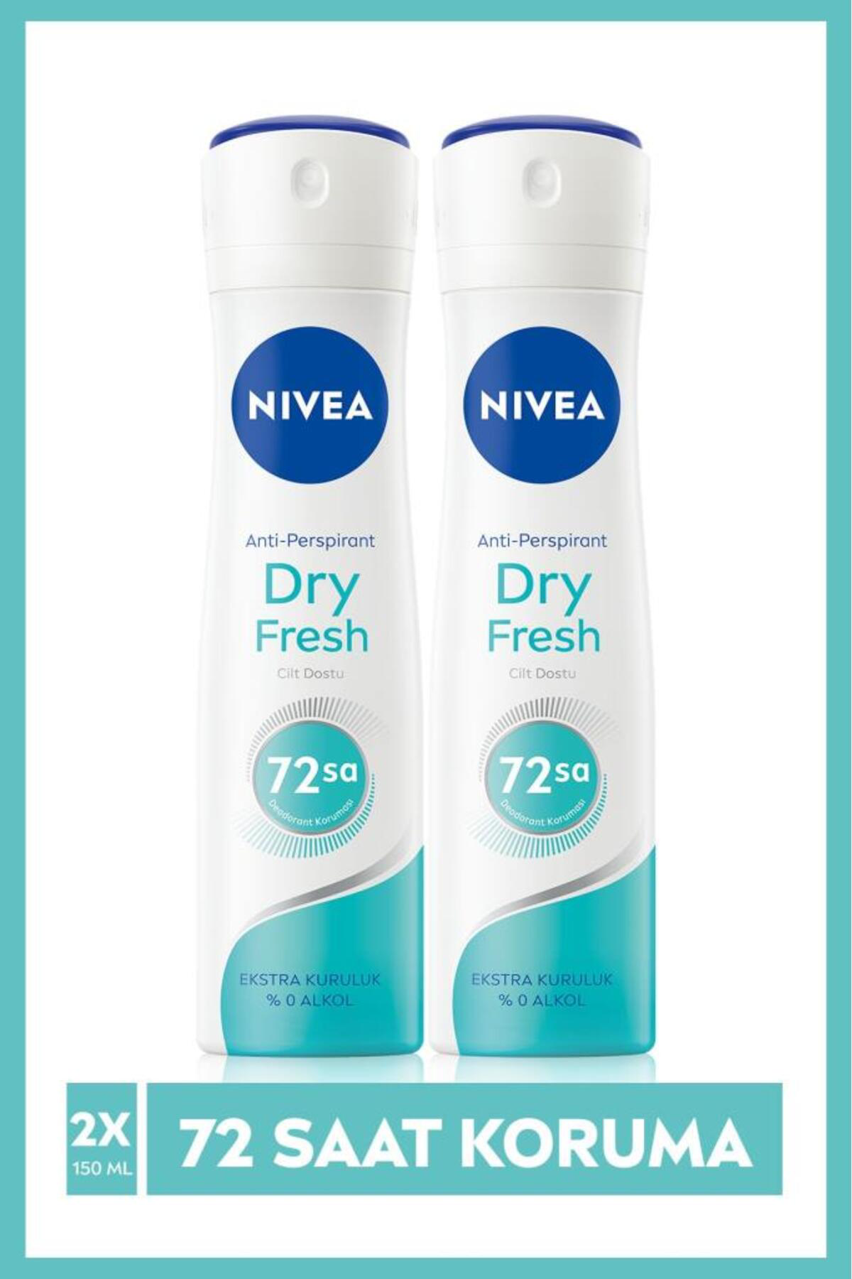 Nivea Dry Fresh Kadın Sprey Deodorant 150 Ml 2 Li