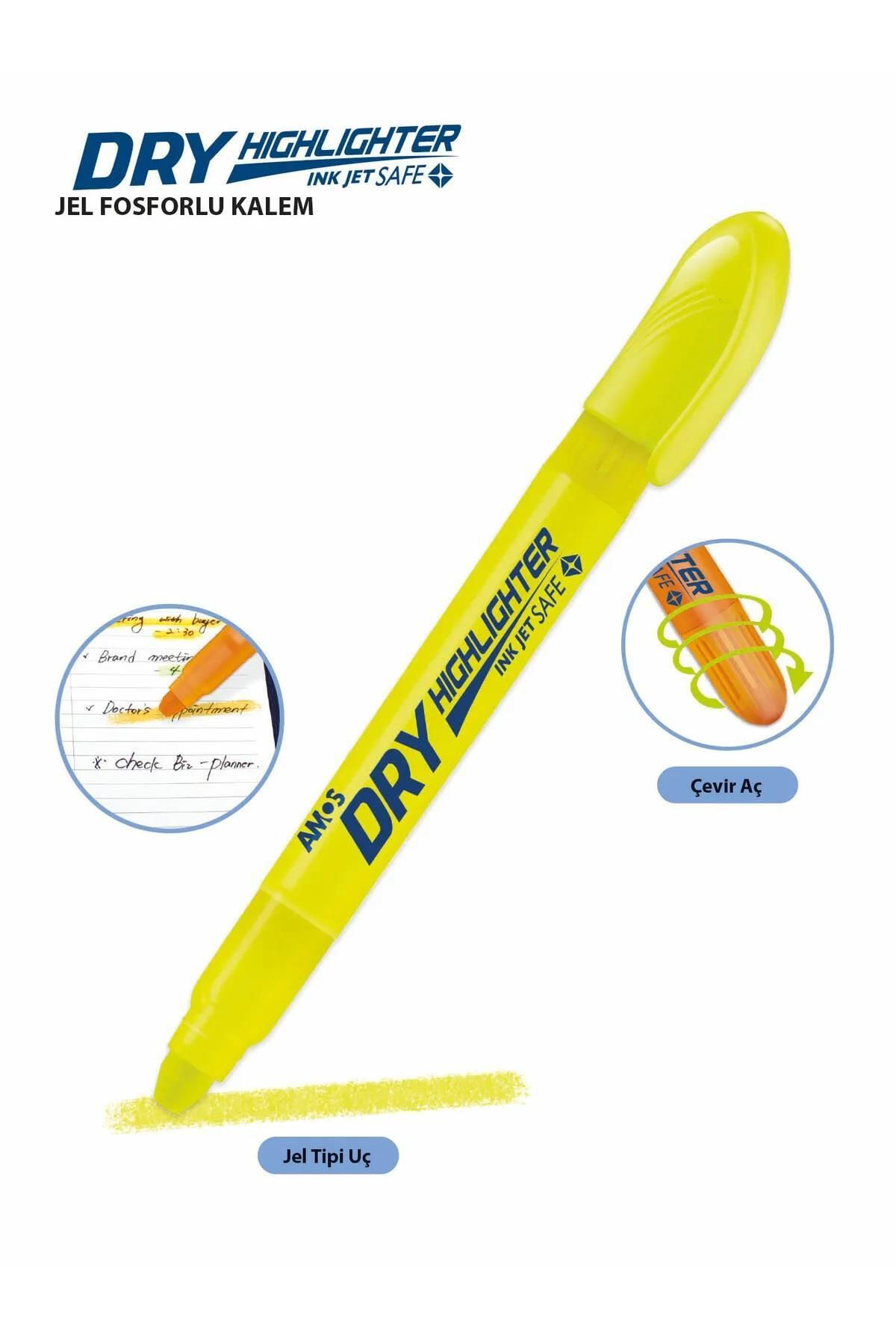 Dry Highlighter - Fosforlu Kalem - Sarı