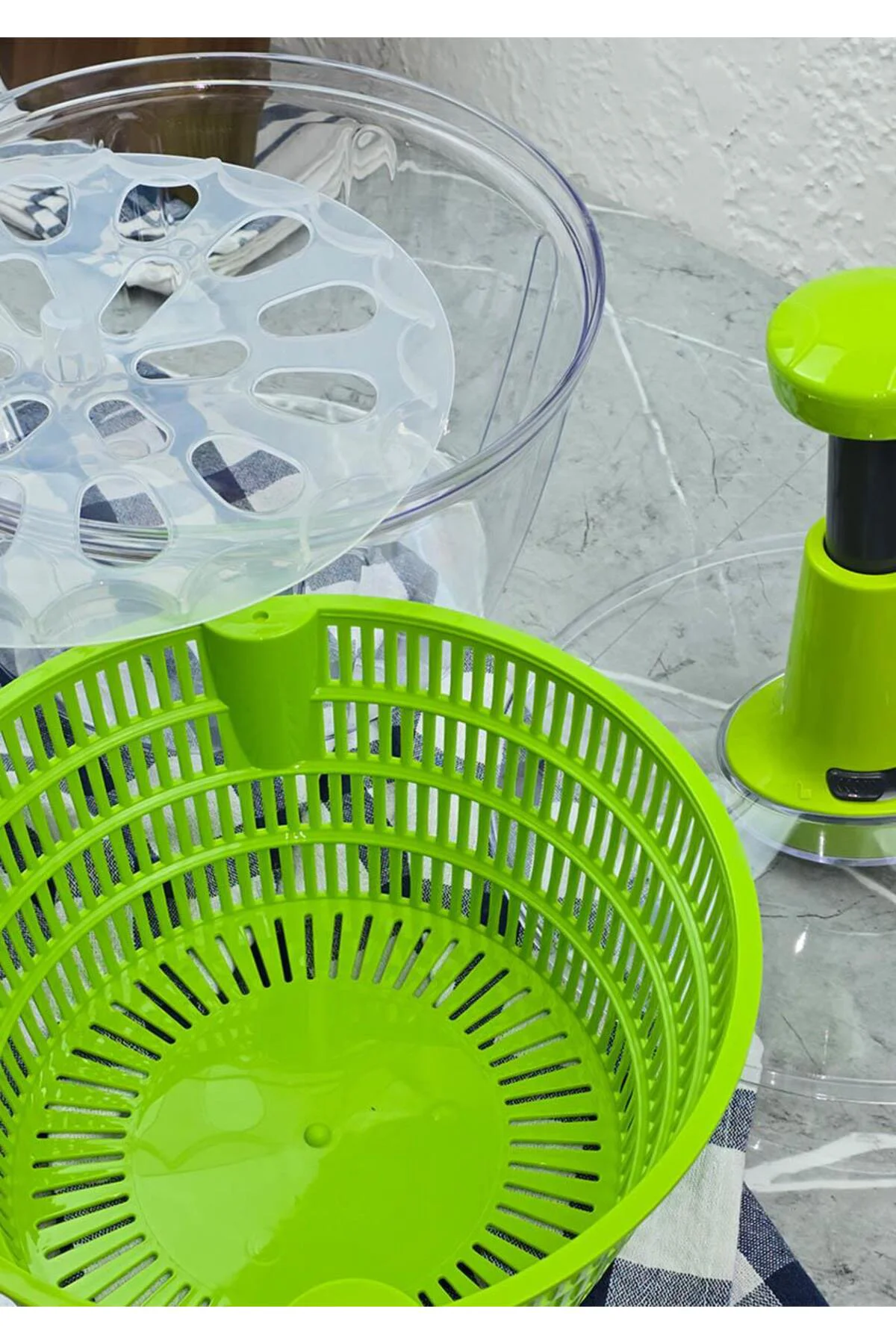 Dryer Sebze Kurutucu - Büyük Salata, Meyve Kurutma Aleti - 5 Litre, 5 Parça Fiyatı, Yorumları ve Özellikleri