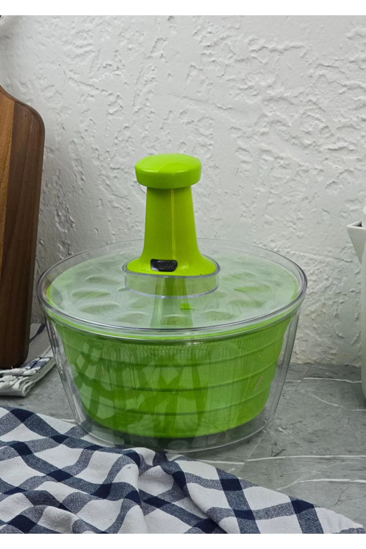 Dryer Sebze Kurutucu - Büyük Salata, Meyve Kurutma Aleti - 5 Litre, 5 Parça - Görsel 2