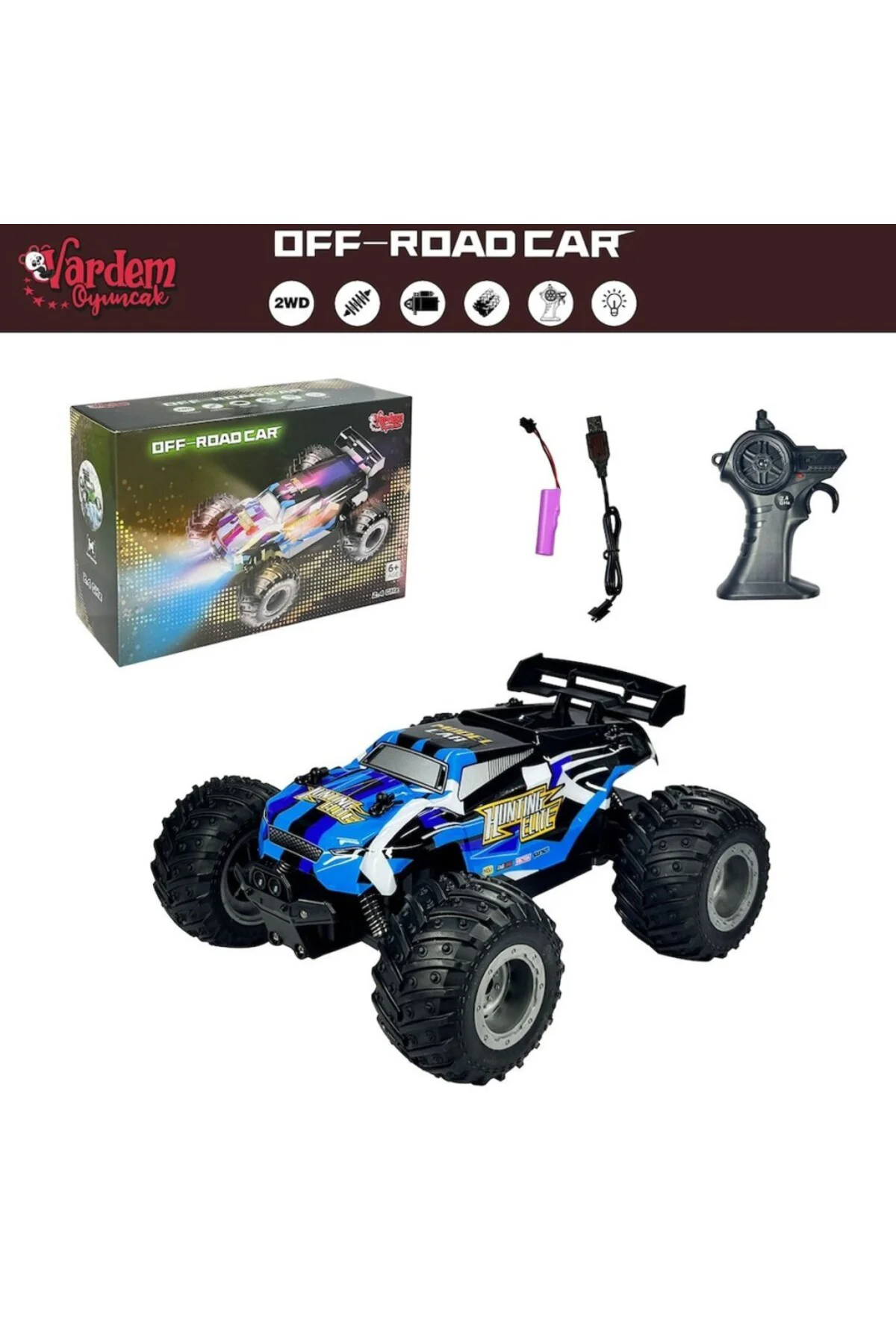DS-1258A Uzaktan Kumandalı Full Fonksiyon 2.4G 1:18 Şarjlı High O
