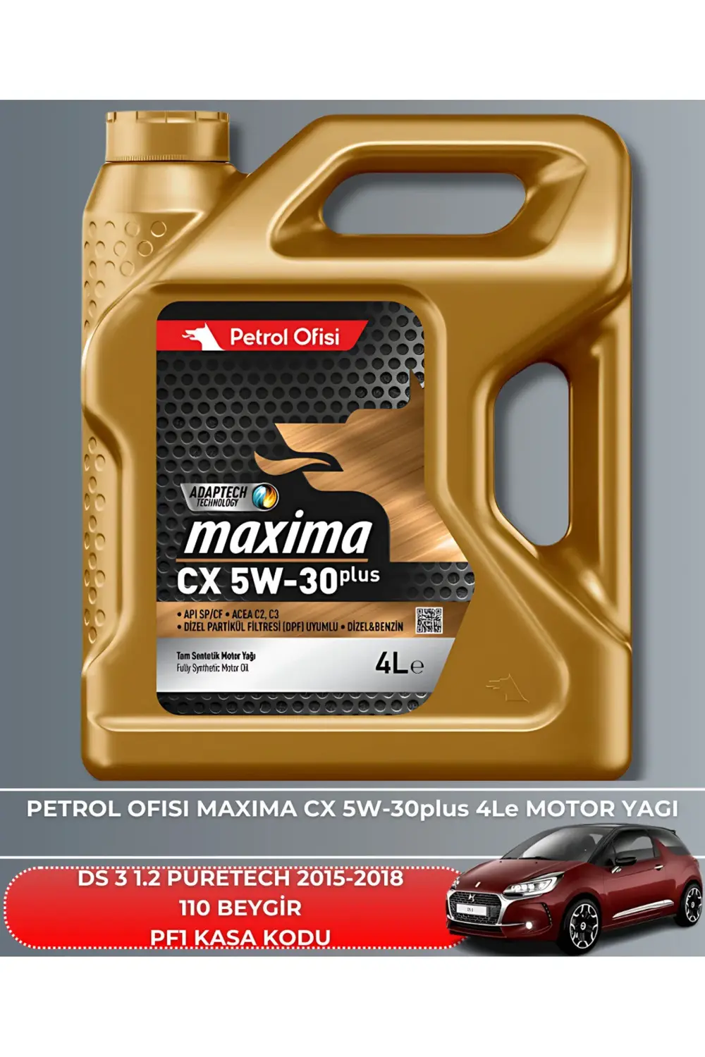 DS 3 1.2 PURETECH 2015-2016-2017-2018 110 BEYGİR BAKIM SETİ