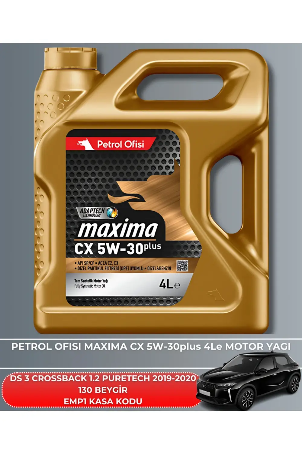 DS 3 CROSSBACK 1.2 PURETECH 2019-2020 130 BEYGİR BAKIM SETİ