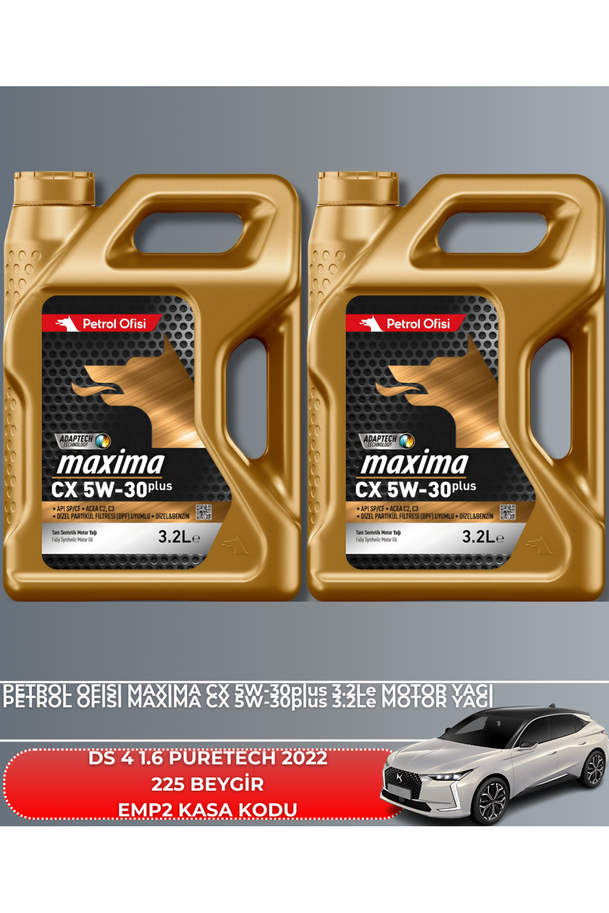 DS 4 1.6 PURETECH 2022 225 BEYGİR BAKIM SETİ
