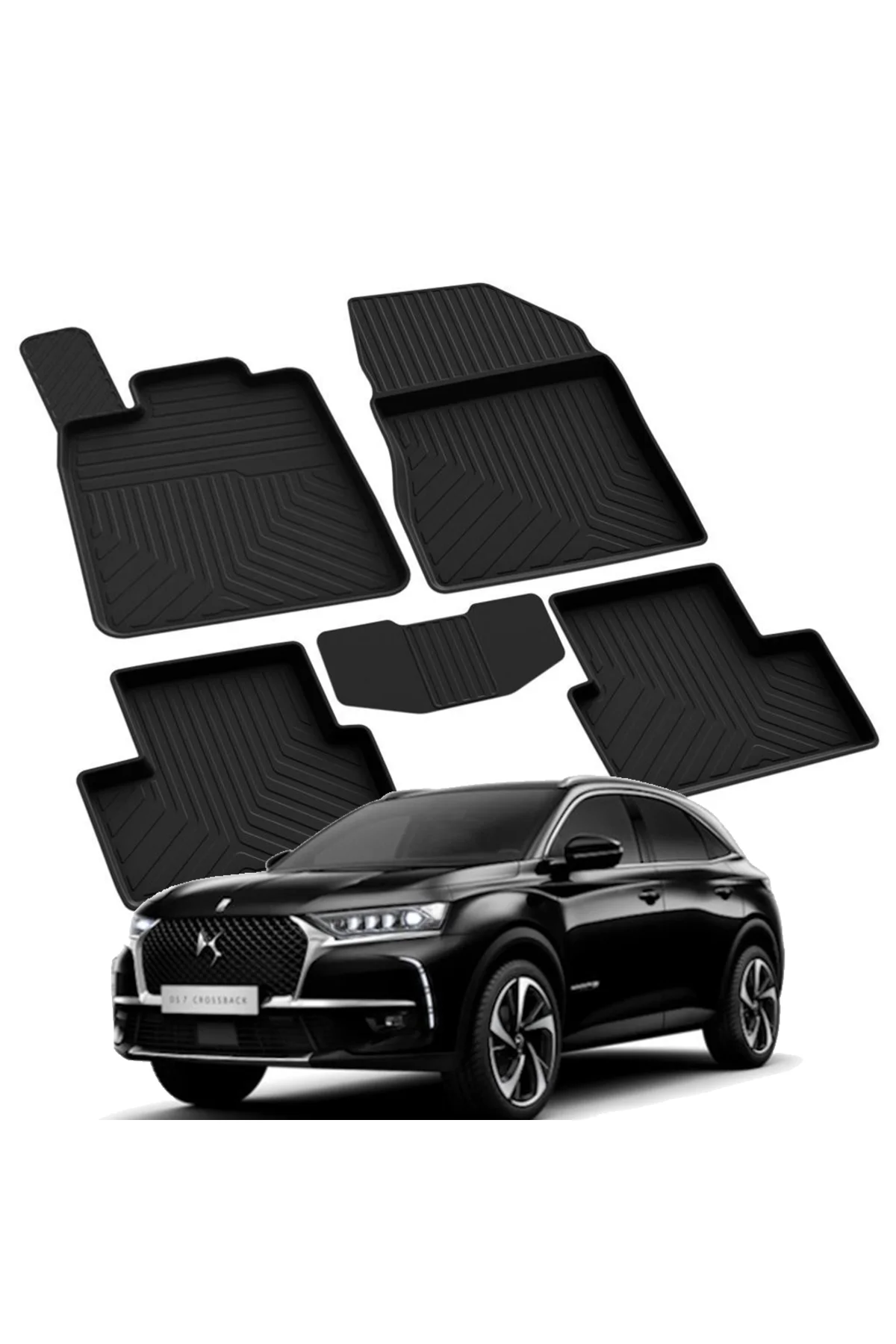DS  DS7 CROSSBACK 2017-2024 Model Yılları İçin Uyumlu Yeo 4D Havuzlu Paspas Takımı Fiyatı, Yorumları ve Özellikleri