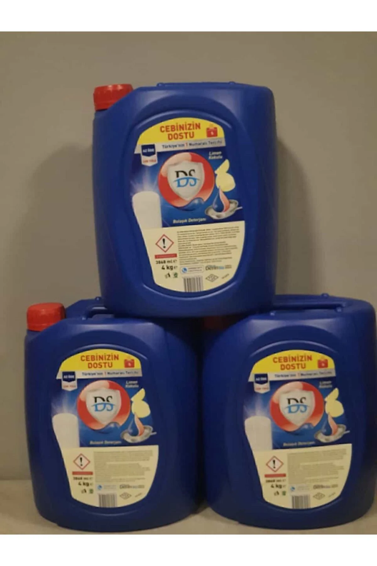 Ds Elde Yıkama Bulaşık Deterjanı Limon 4 Lt Ds Elde Yıkama Bulaşık Deterjanı Limon 4 Lt
