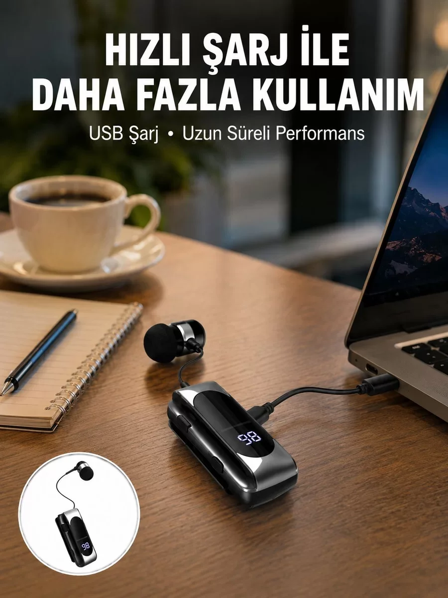 DS-F210 Kablosuz Kulaklık – 25 Saat Pil Ömrü, Bluetooth 5.2 ve Yeni Nesil Tasarım