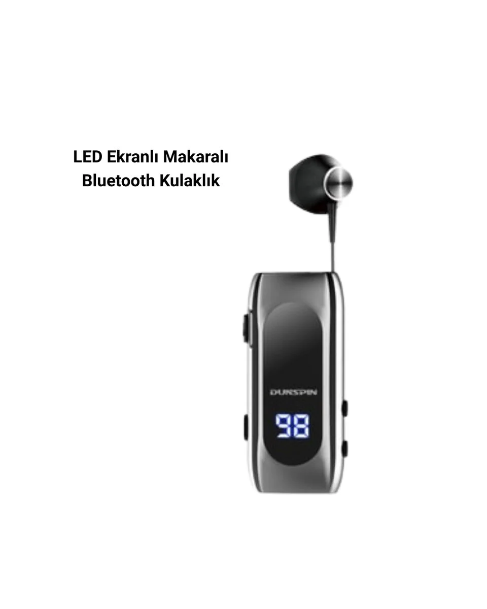 DS-F210 Kablosuz Kulaklık - Uzun Pil Ömrü, Bluetooth 5.2, Hızlı Şarj ve Dijital Ekran