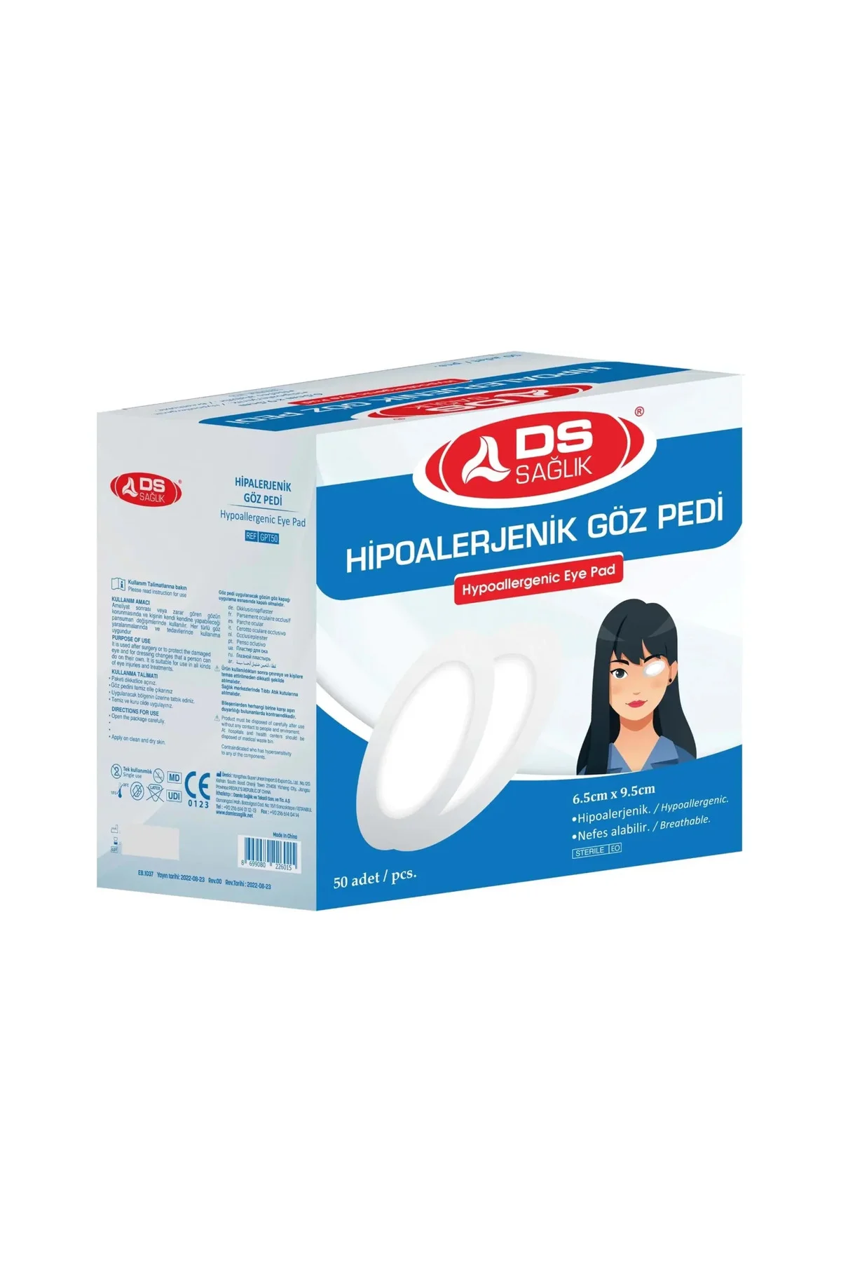 DS GOZ PEDI YETISKIN 50'LIK PAKET