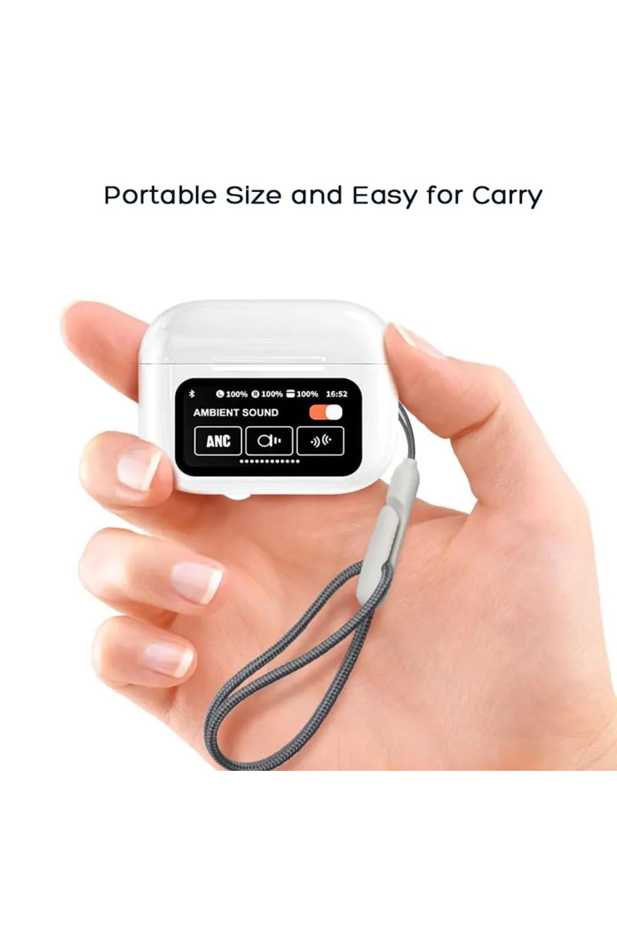 Dunspin Ds-Pro6 Anc&Enc Max - Ekranli Akilli Bluetooth Kulaklik