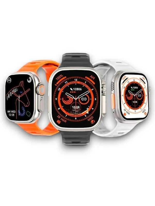 DT NO1 İ8 Ultra Akıllı Saat - 38mm Su Geçirmez Nabız Ölçer GPS Navigasyon